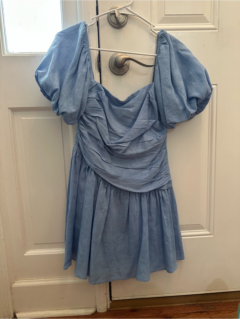 Hello Molly Pretty Pals Mini Dress in blue size medium only worn once